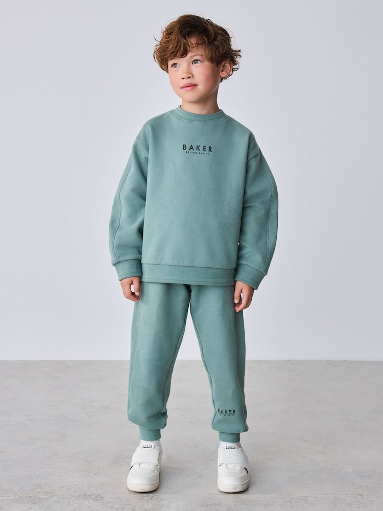 Baker by Ted Baker Mid Green Sweatshirt and Joggers Set