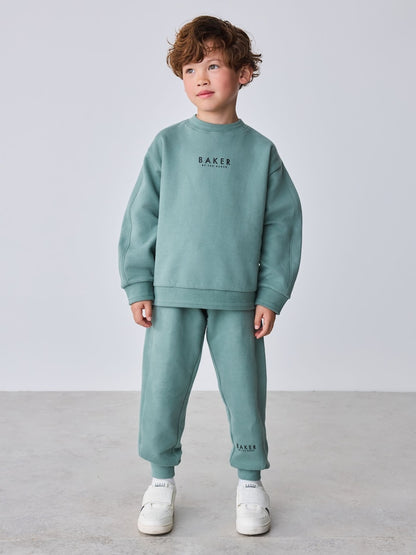 Baker by Ted Baker Mid Green Sweatshirt and Joggers Set