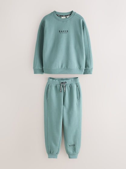 Baker by Ted Baker Mid Green Sweatshirt and Joggers Set