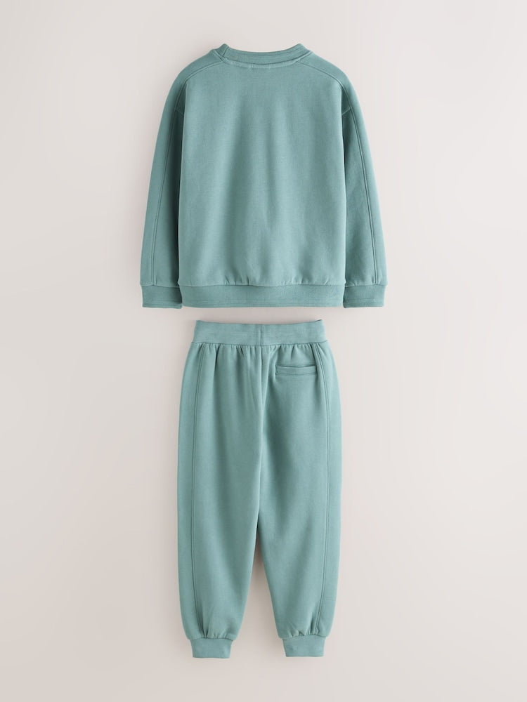 Baker by Ted Baker Mid Green Sweatshirt and Joggers Set