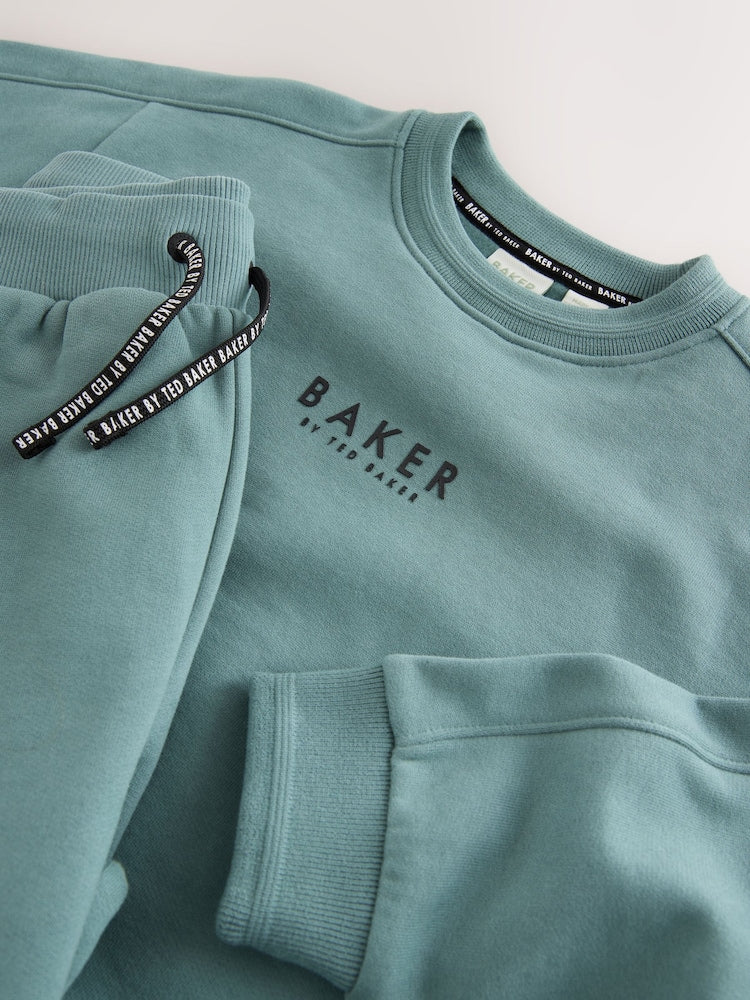 Baker by Ted Baker Mid Green Sweatshirt and Joggers Set