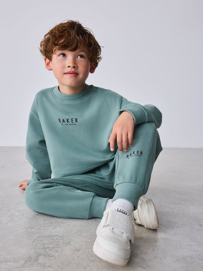 Baker by Ted Baker Mid Green Sweatshirt and Joggers Set