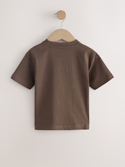 Brown Bunny Short Sleeve Easter Graphic T-Shirt (3mths-7yrs) - Size 3-6 Months (62-68cm)