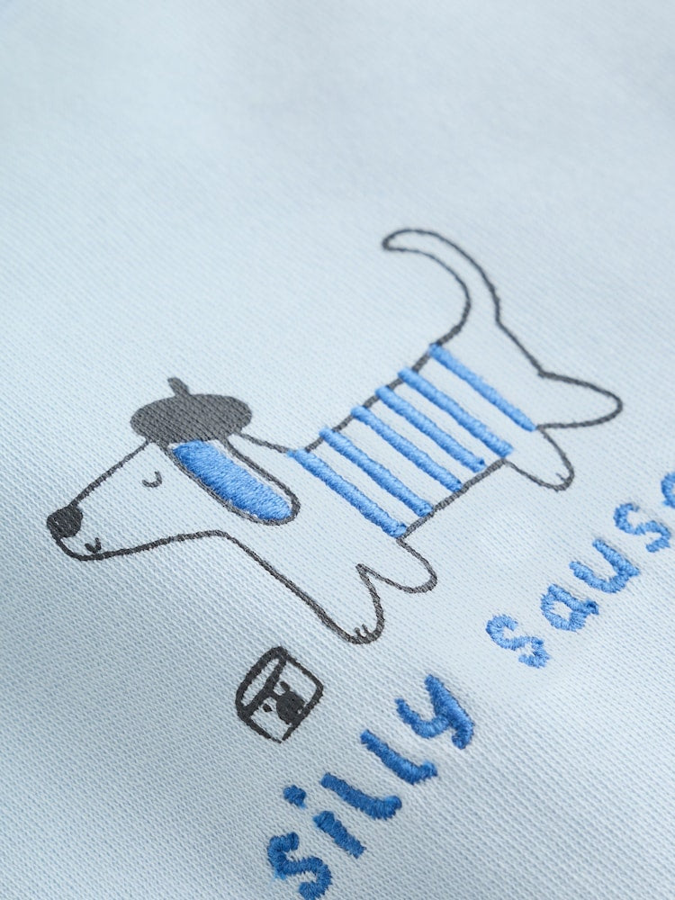 Blue Dog Print