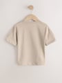 Tan Brown Marvel Short Sleeve Cotton T-Shirt (3mths-8yrs) - Size 12-18 Months (80-86cm)
