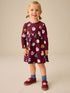 Navy Long Sleeve Ribbed Dress (3mths-7yrs) - Navy Long Sleeve Ribbed / 12-18 Months (80-86cm)