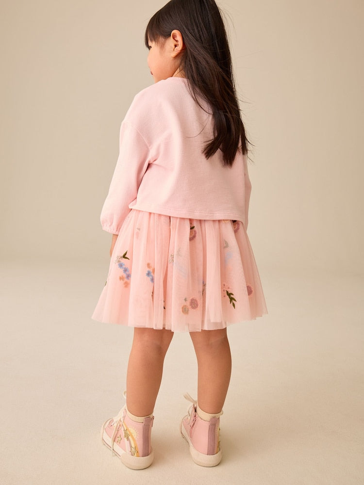 Pale Pink Embroidery