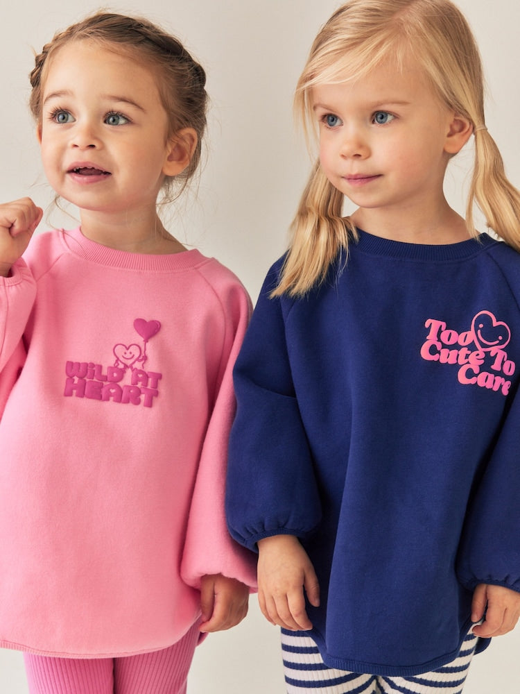 Navy/Pink Sweatshirt and