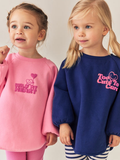 Navy/Pink Sweatshirt and