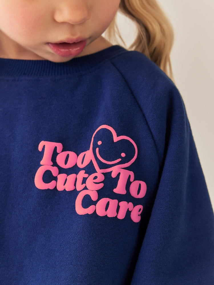 Navy/Pink Sweatshirt and