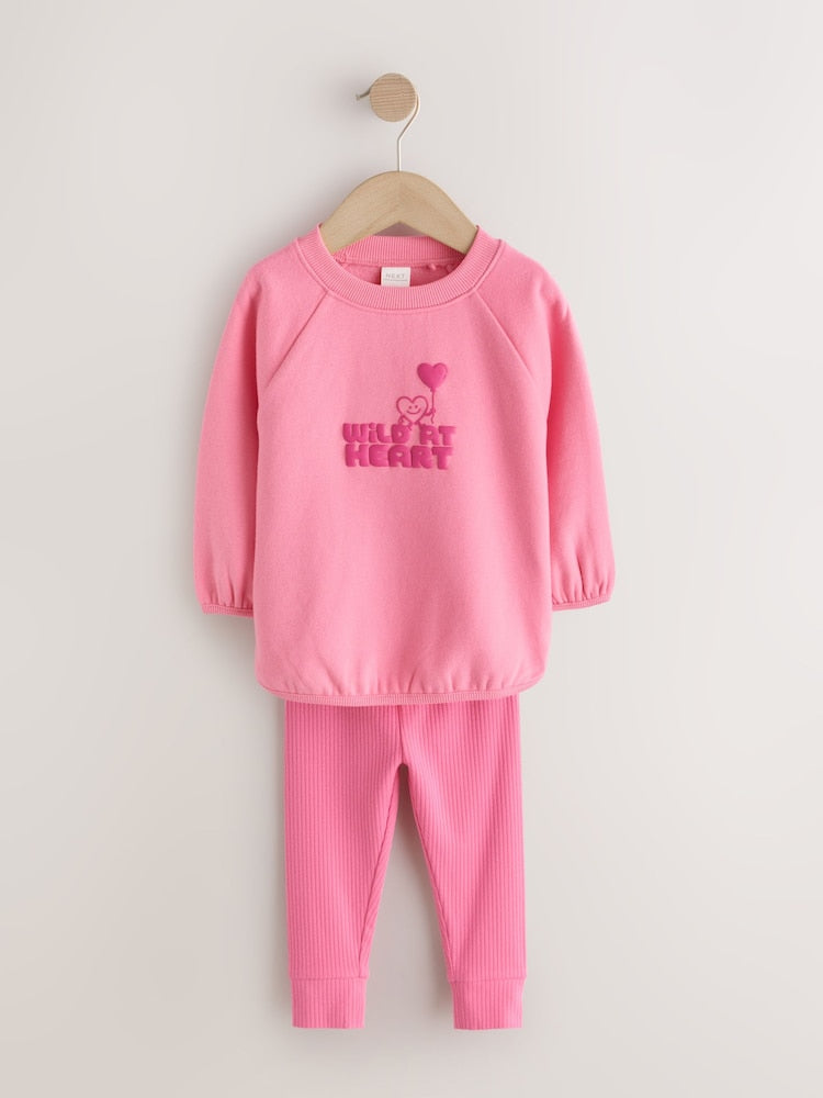 Navy/Pink Sweatshirt and