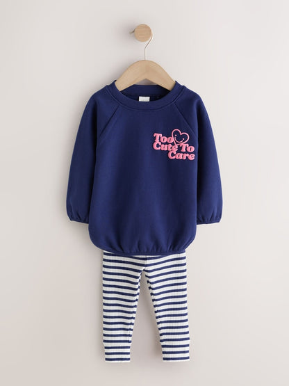 Navy/Pink Sweatshirt and