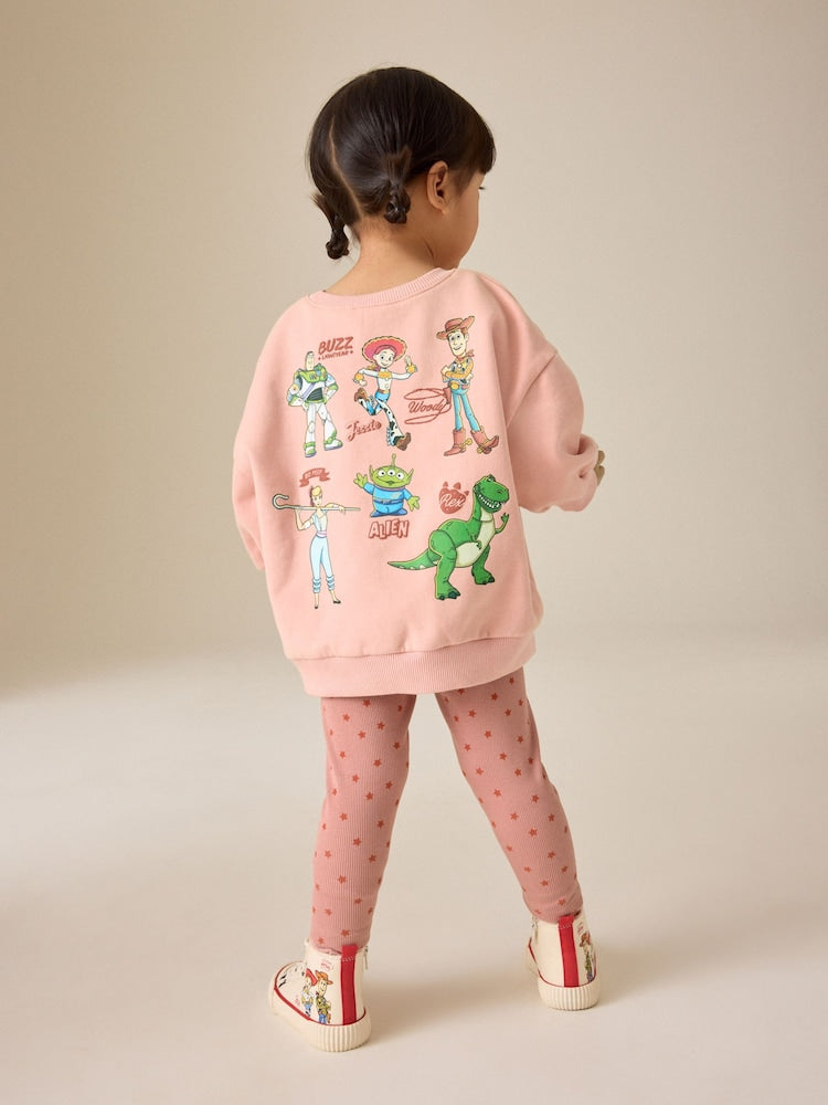 Pink Toy Story Sweatshirt and Leggings Set (3mths-7yrs) - Pink / 12 - 18 Months (80 - 86cm)