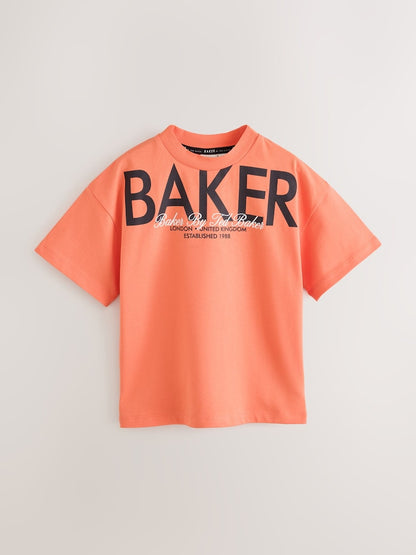 Baker by Ted Baker Oversized Graphic T-Shirt