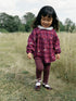 Red Check Goose Long Sleeve Blouse and Leggings Set (3mths-7yrs) - Red Check Goose / 12 - 18 Months (80 - 86cm)
