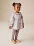 Cream Long Sleeve Blouse and Leggings Set (3mths-7yrs) - Cream / 12 - 18 Months (80 - 86cm)