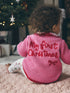 Pink and Red My First Christmas Baby Cardigan (0-18mths) - Up to 1 Month (50-56cm)