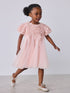 Baker by Ted Baker Pink 3D Textured Floral Mesh Godet Dress