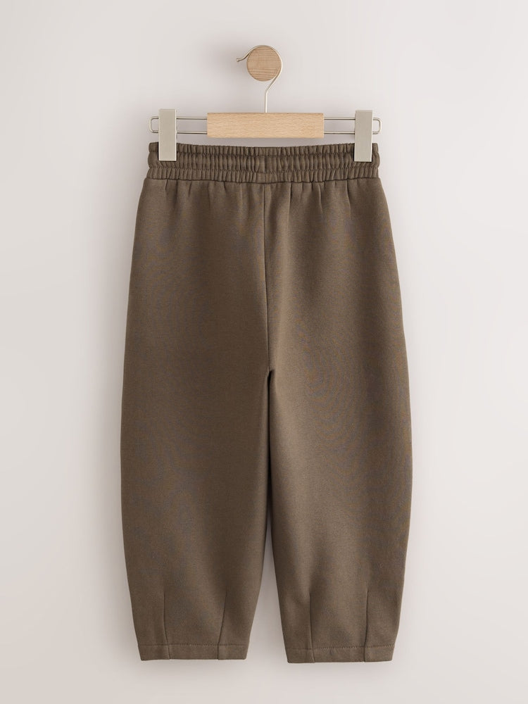 Brown Tapered Loose Joggers (3-16yrs)