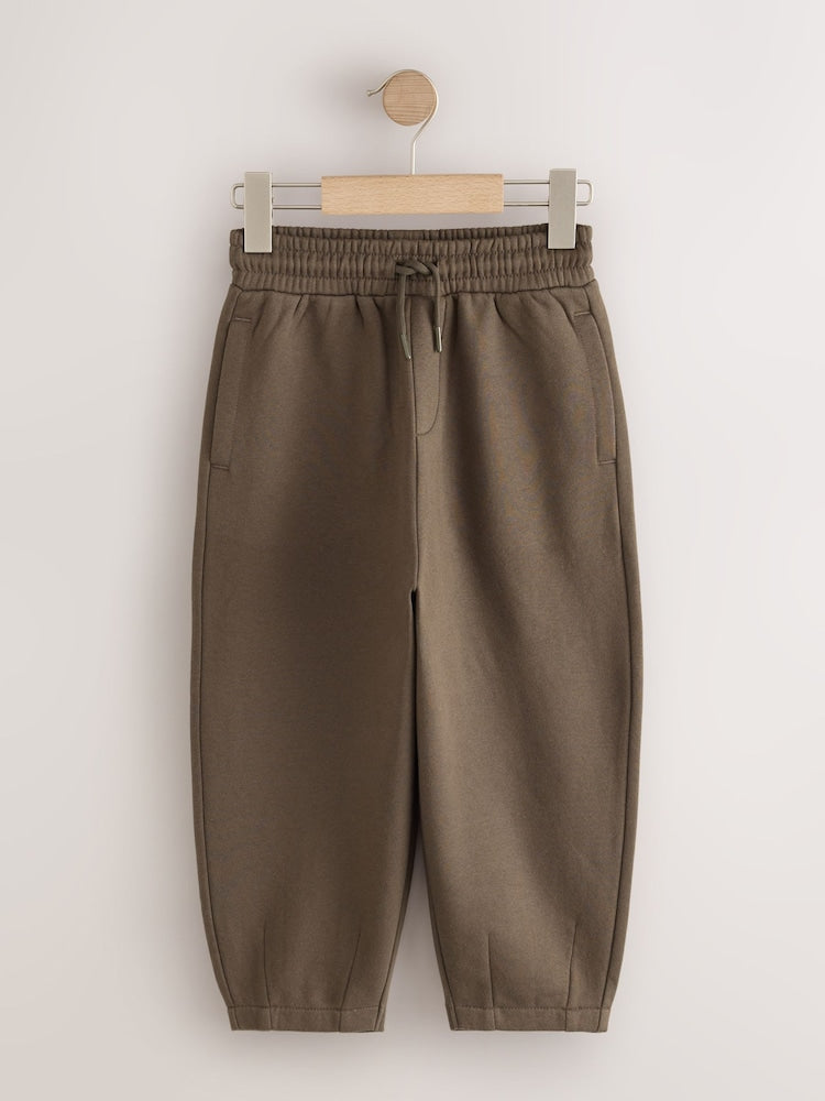 Brown Tapered Loose Joggers (3-16yrs)