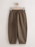 Brown Tapered Loose Joggers (3-16yrs)