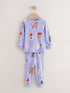 Lilac Purple Christmas Snuggle Pyjamas Set (9mths-12yrs)