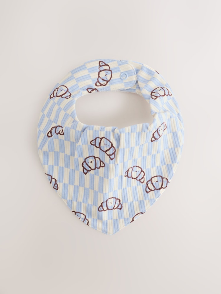 Image 23: Blue Brunch Dribble Bibs 5 Pack - Image 2 of 8