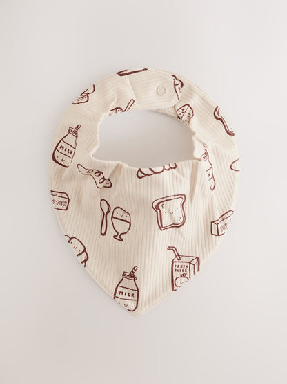 Image 24: Blue Brunch Dribble Bibs 5 Pack - Image 3 of 8