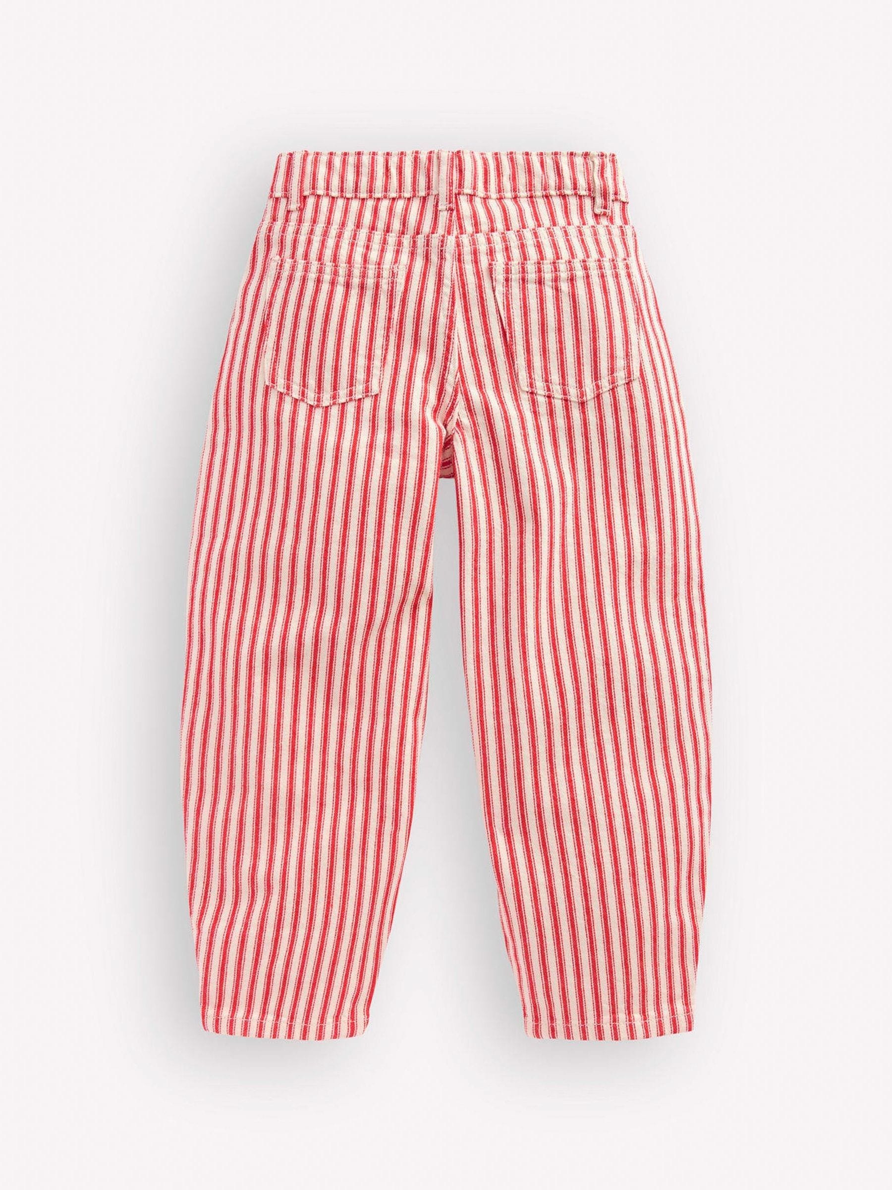 Boden Red Barrel Leg Jeans - Size 2-3 Years (92-98cm)