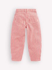 Boden Red Barrel Leg Jeans - Size 2-3 Years (92-98cm)