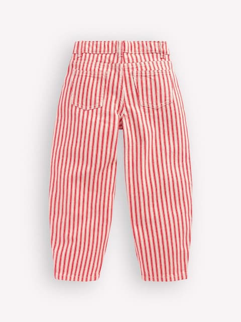 Boden Red Barrel Leg Jeans - Size 2-3 Years (92-98cm)