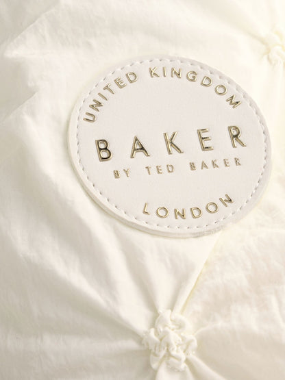 Baker by Ted Baker Shower Resistant Embroidered Peplum Padded Snowsuit - Size Up To 3 Months (50 - 62cm)