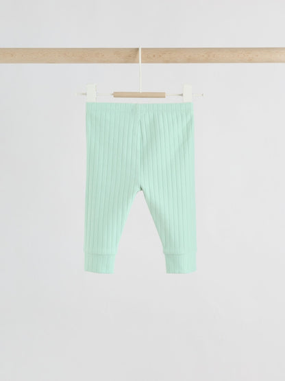 Sage Green Hello World Top and Leggings Baby Set (0-18mths) - Size First Size (50cm)