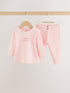 Pink Hello World Top and Leggings Baby Set (0-18mths) - Size First Size (50cm) - Pink Hello World