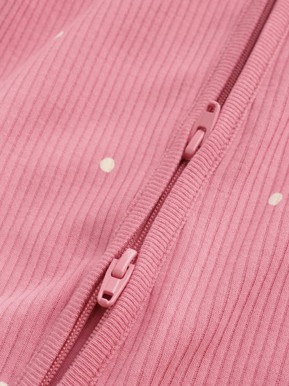 Pink Cherry Print Two Way Zip Baby Sleepsuits 4 Pack (0-3yrs)