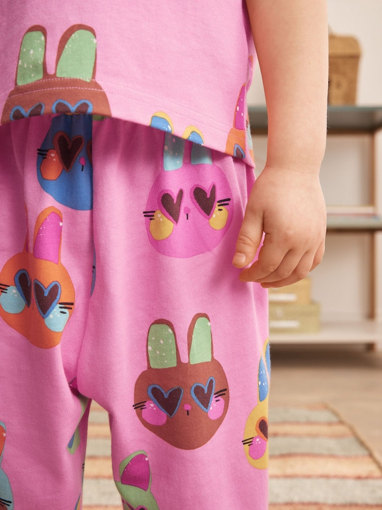 Pink/Blue Cat/Floral