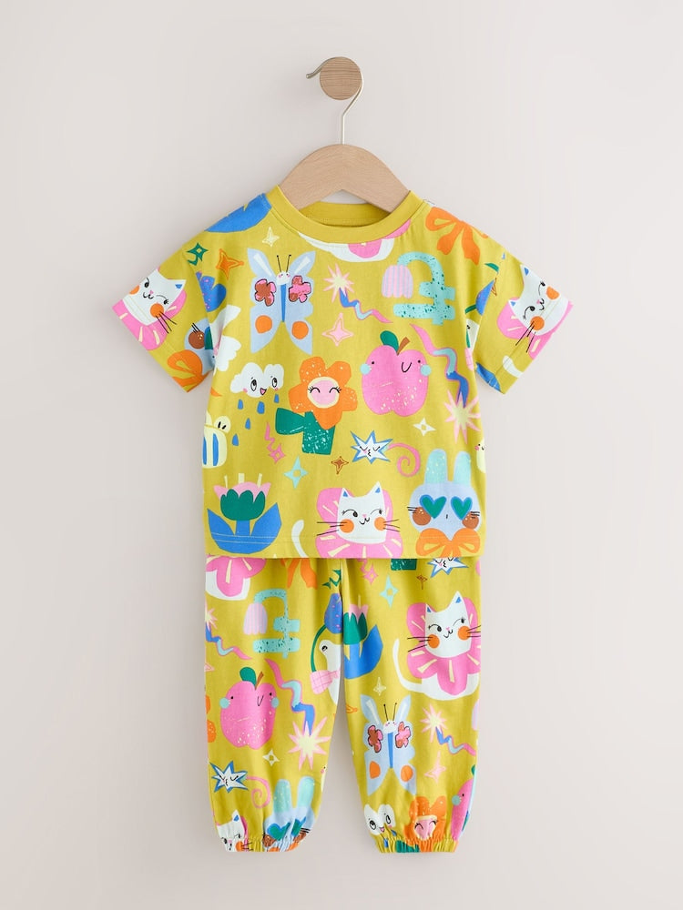 Pink/Blue Cat/Floral