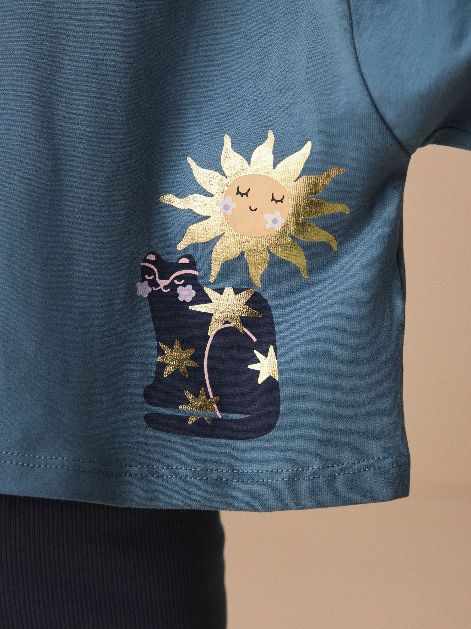 Blue Short Sleeve T-Shirt and Shorts Set (3mths-7yrs) - Size 3-6 Months (62-68cm)