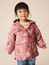 Dark Pink Dog Character Shower Resistant Duffle Coat (3mths-7yrs) - Dark Pink Dog / 12-18 Months (80-86cm)
