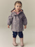 Mauve Fowers Waterproof Faux Fur Lined Jacket (12mths-7yrs) - Mauve Fowers / 12-18 Months (80-86cm)