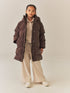 Chocolate Brown Waterproof Faux Fur Lined Padded Coat (3-16yrs) - Size 3 Years (98cm) - Chocolate Brown