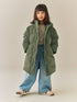 Khaki Green Waterproof Faux Fur Lined Padded Coat (3-16yrs) - Size 3 Years (98cm) - Khaki Green
