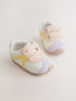 Multi Pastel Baby Touch Fastening Trainers (0-24mths) - Size Up To 3 Months (50 - 62cm)