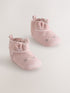 Pink Bunny Suede Baby Pull-On Boots (0-24mths) - Pink Bunny / Up to 1 Month (50-56cm)