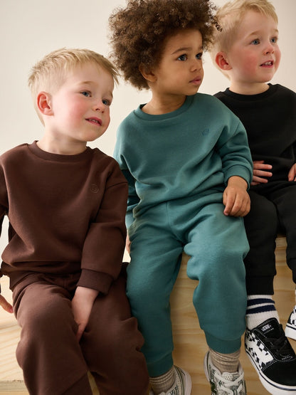 Green/Blue Sweat Top &amp; Joggers Set 6 Piece (3mths-7yrs)