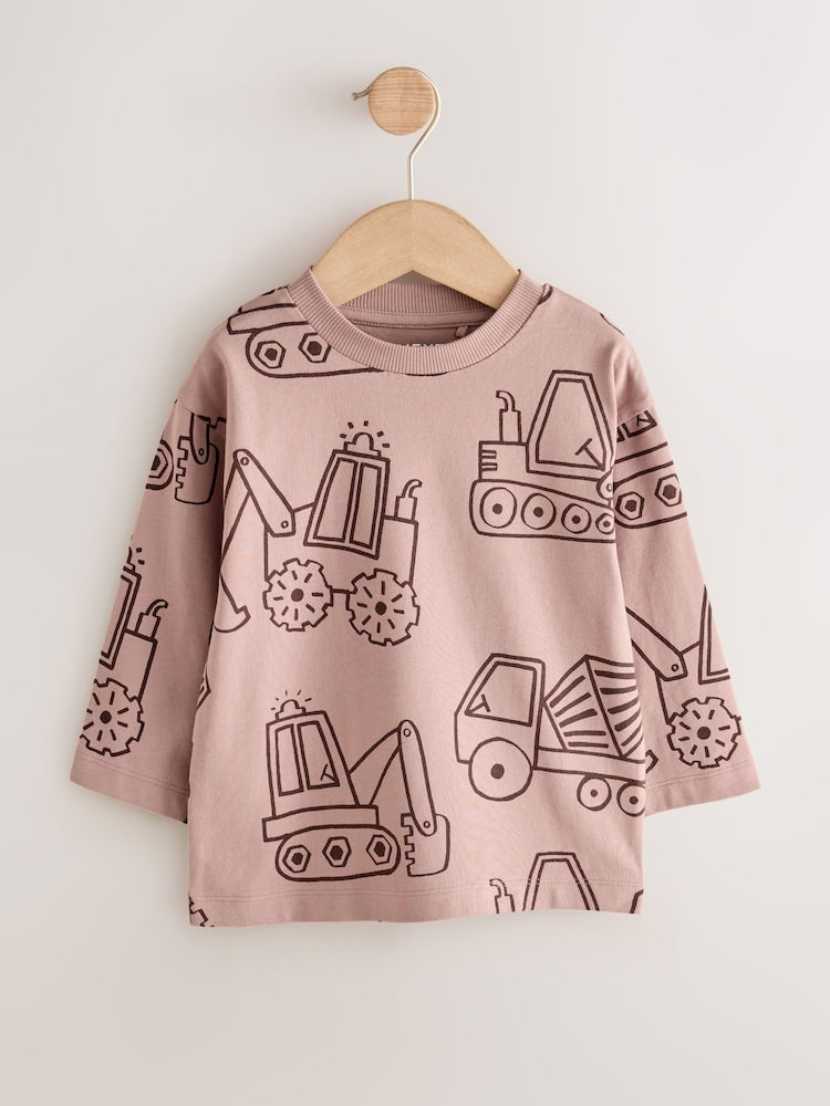 Neutral Digger Long Sleeve Graphic