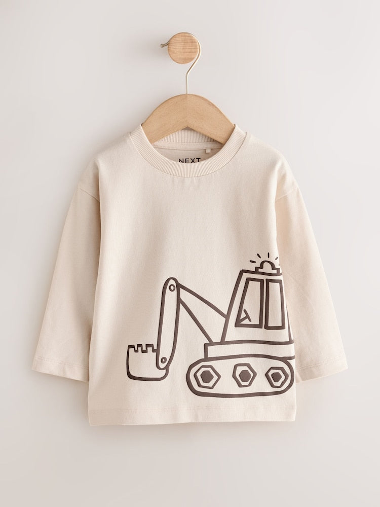 Neutral Digger Long Sleeve Graphic