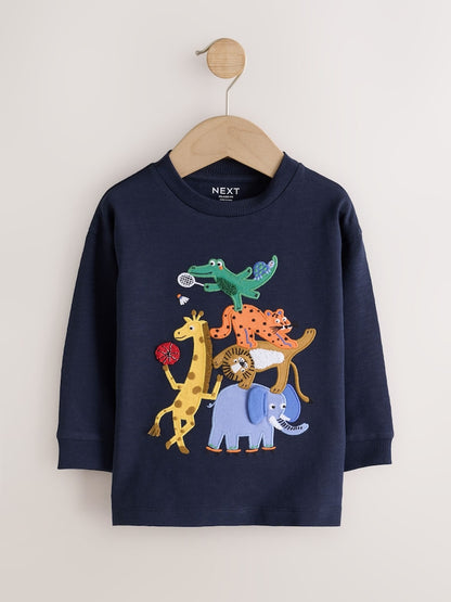 Dark Navy Safari Animal