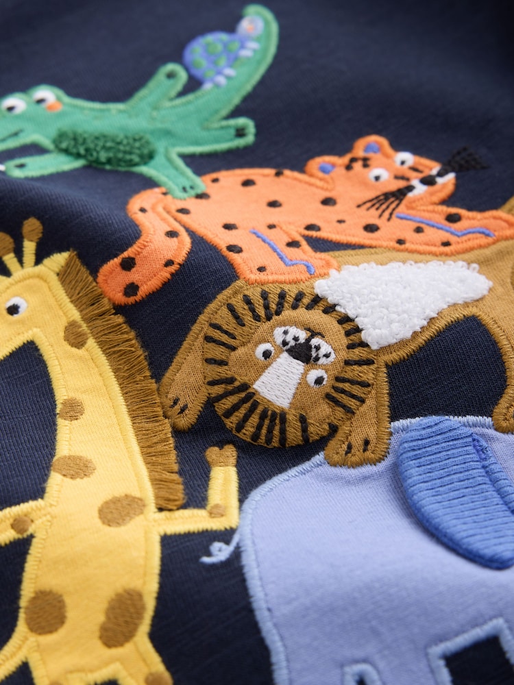 Dark Navy Safari Animal