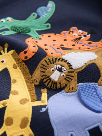Dark Navy Safari Animal